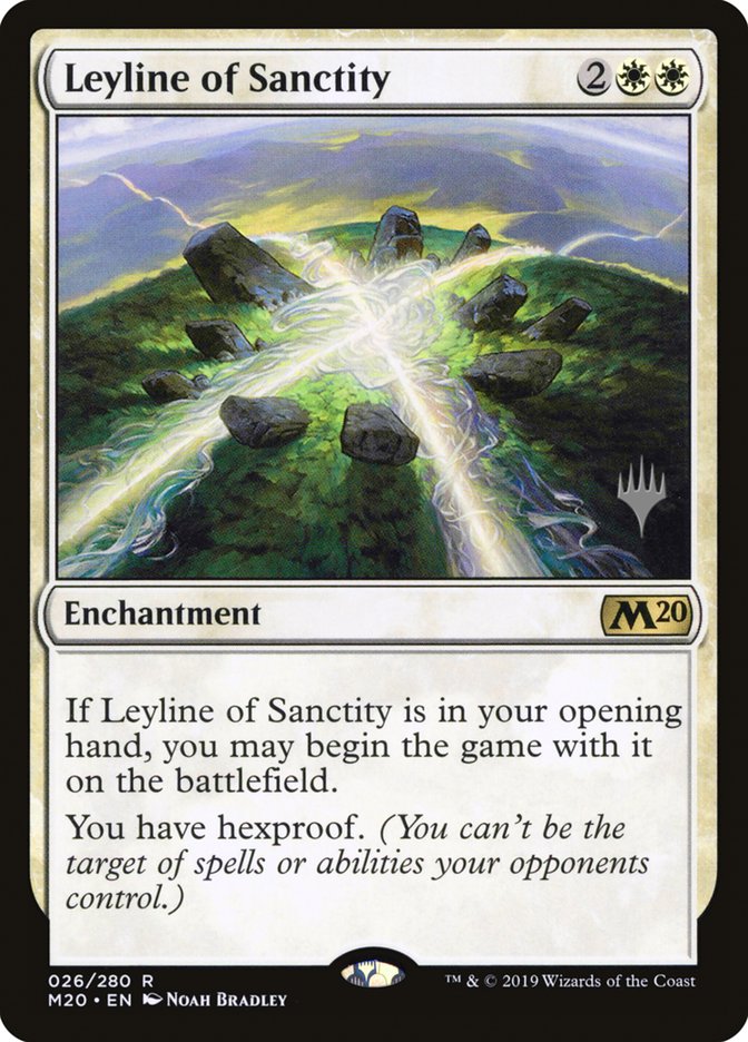 Leyline of Sanctity (Promo Pack) [Core Set 2020 Promos] | Boutique FDB TCG