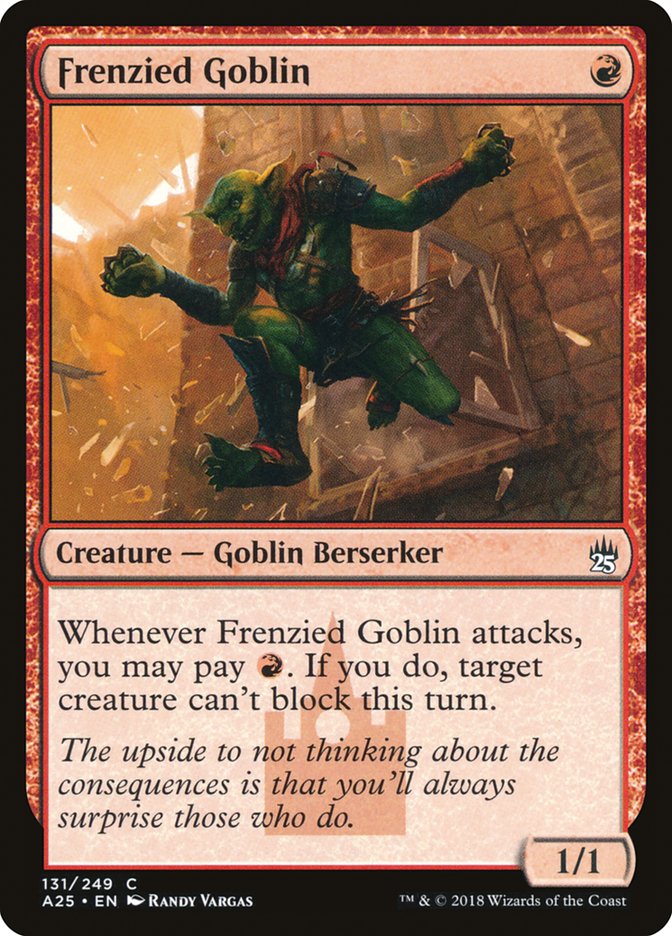 Frenzied Goblin [Masters 25] | Boutique FDB TCG