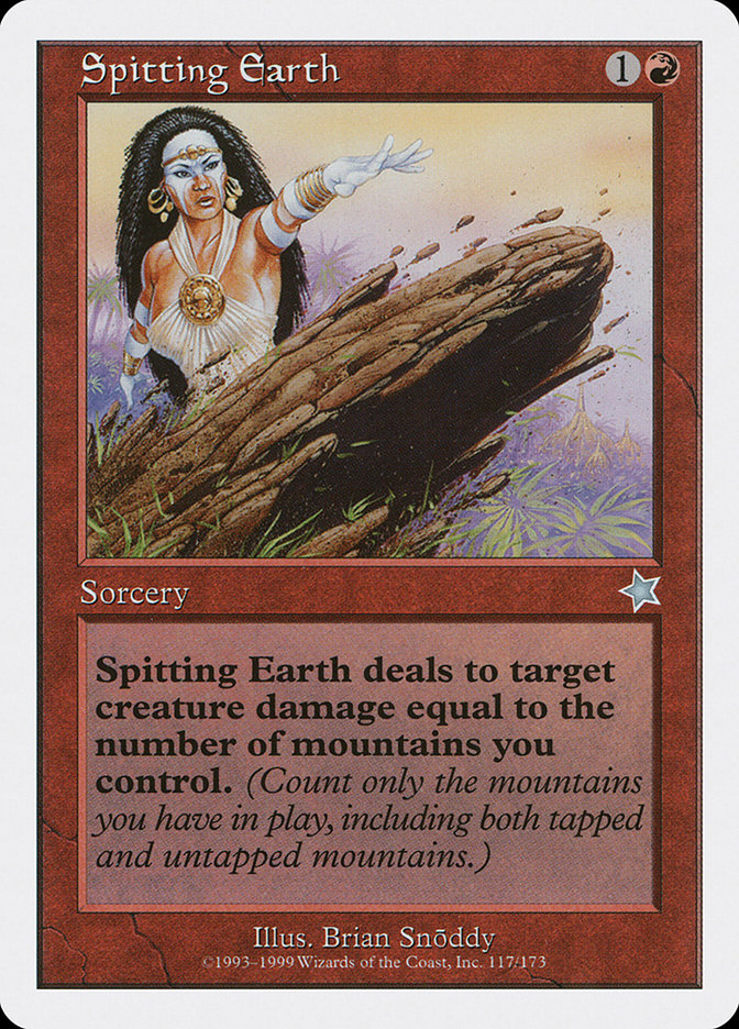 Spitting Earth [Starter 1999] | Boutique FDB TCG