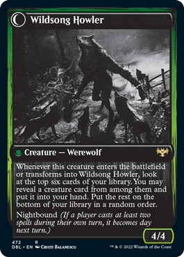 Howlpack Piper // Wildsong Howler [Innistrad: Double Feature] | Boutique FDB TCG