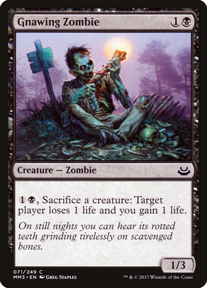 Gnawing Zombie [Modern Masters 2017] | Boutique FDB TCG