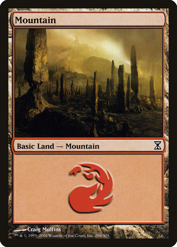 Mountain (296) [Time Spiral] | Boutique FDB TCG