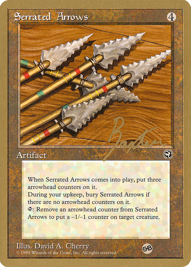 Serrated Arrows (George Baxter) (SB) [Pro Tour Collector Set] | Boutique FDB TCG