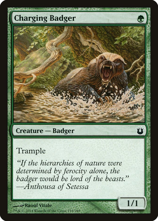 Charging Badger [Born of the Gods] | Boutique FDB TCG