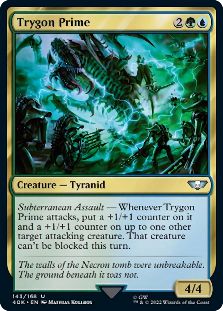 Trygon Prime (Surge Foil) [Warhammer 40,000] | Boutique FDB TCG