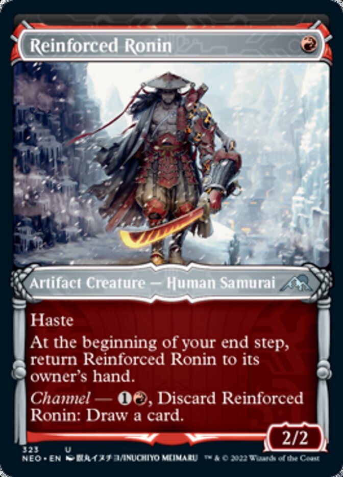 Reinforced Ronin (Showcase Samurai) [Kamigawa: Neon Dynasty] | Boutique FDB TCG