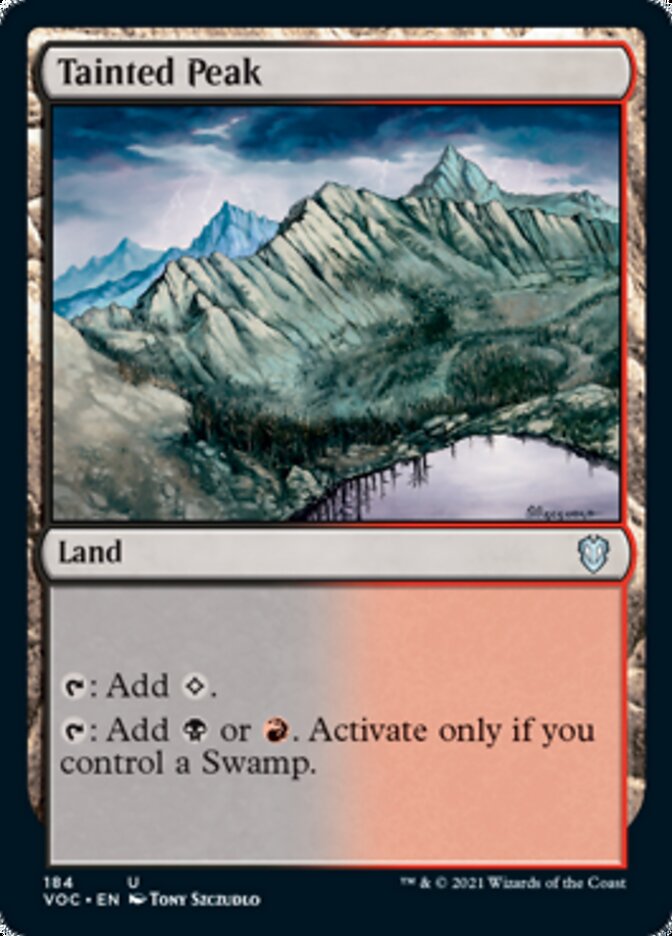 Tainted Peak [Innistrad: Crimson Vow Commander] | Boutique FDB TCG