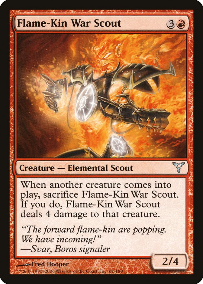 Flame-Kin War Scout [Dissension] | Boutique FDB TCG