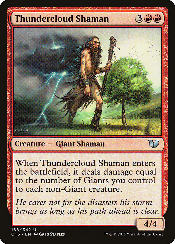 Thundercloud Shaman [Commander 2015] | Boutique FDB TCG