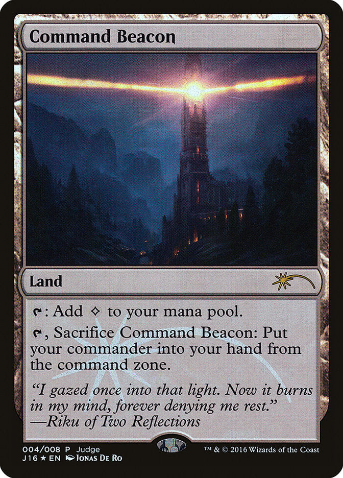 Command Beacon [Judge Gift Cards 2016] | Boutique FDB TCG