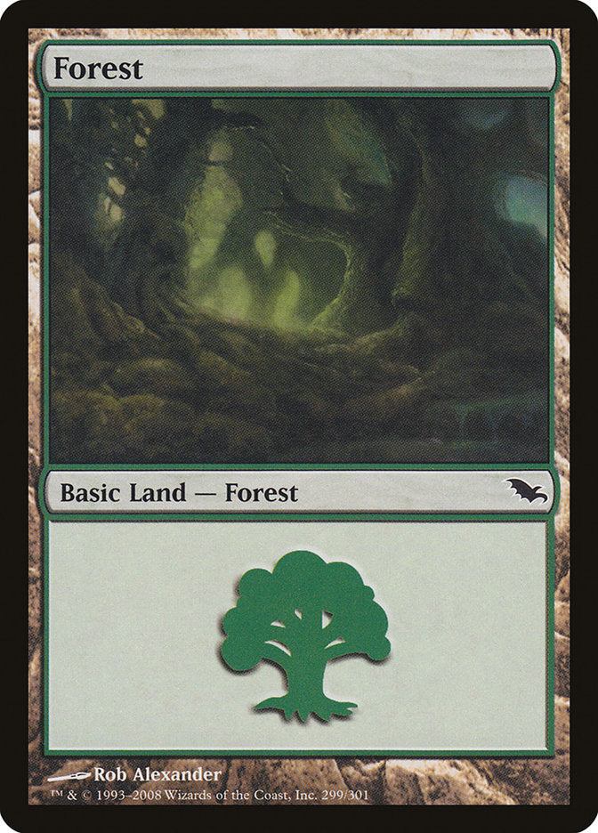 Forest (299) [Shadowmoor] | Boutique FDB TCG