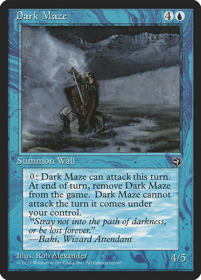 Dark Maze (Baki Flavor Text) [Homelands] | Boutique FDB TCG