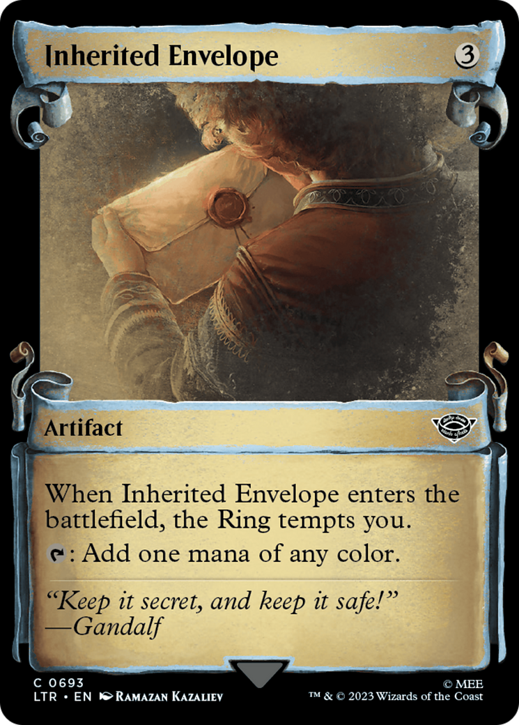 Inherited Envelope [The Lord of the Rings: Tales of Middle-Earth Showcase Scrolls] | Boutique FDB TCG