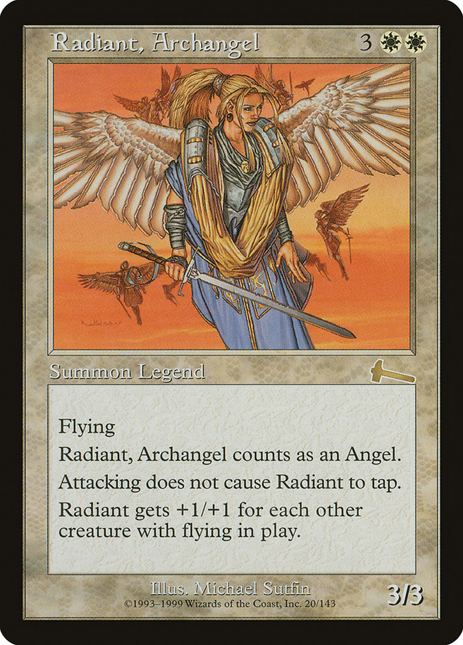 Radiant, Archangel [Urza's Legacy] | Boutique FDB TCG