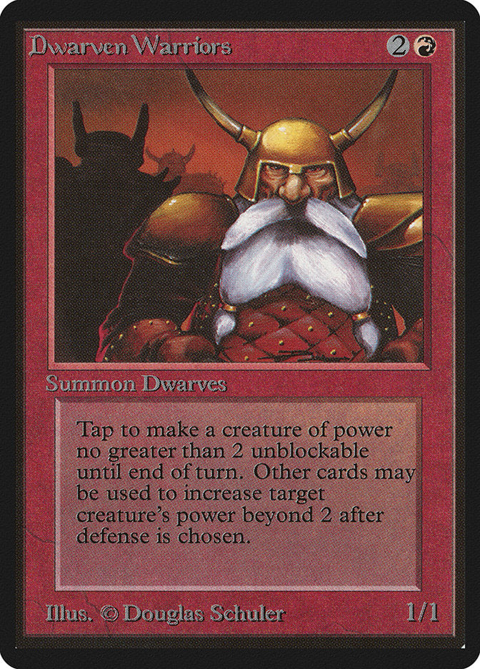 Dwarven Warriors [Beta Edition] | Boutique FDB TCG