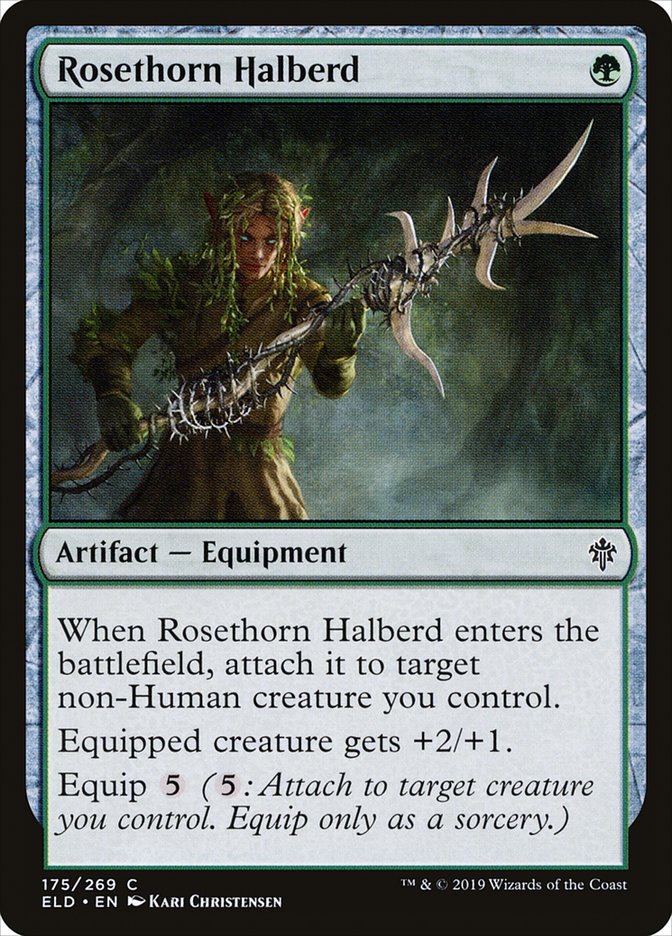 Rosethorn Halberd [Throne of Eldraine] | Boutique FDB TCG