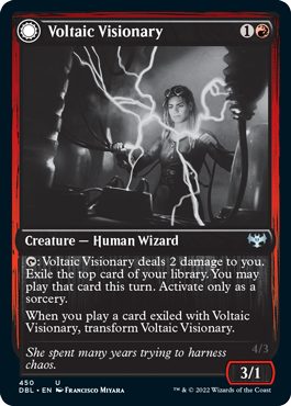 Voltaic Visionary // Volt-Charged Berserker [Innistrad: Double Feature] | Boutique FDB TCG