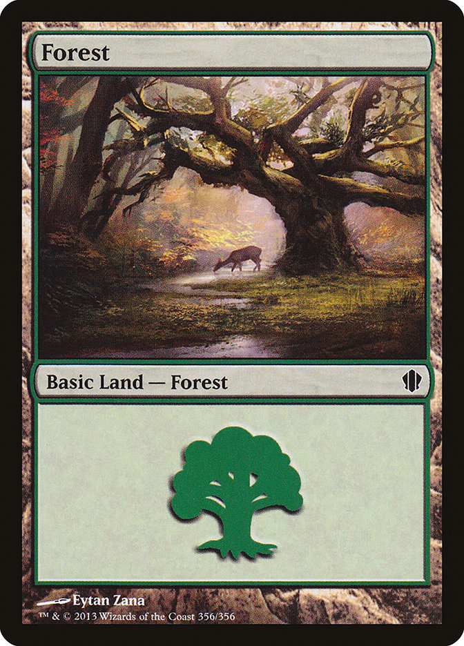 Forest (356) [Commander 2013] | Boutique FDB TCG