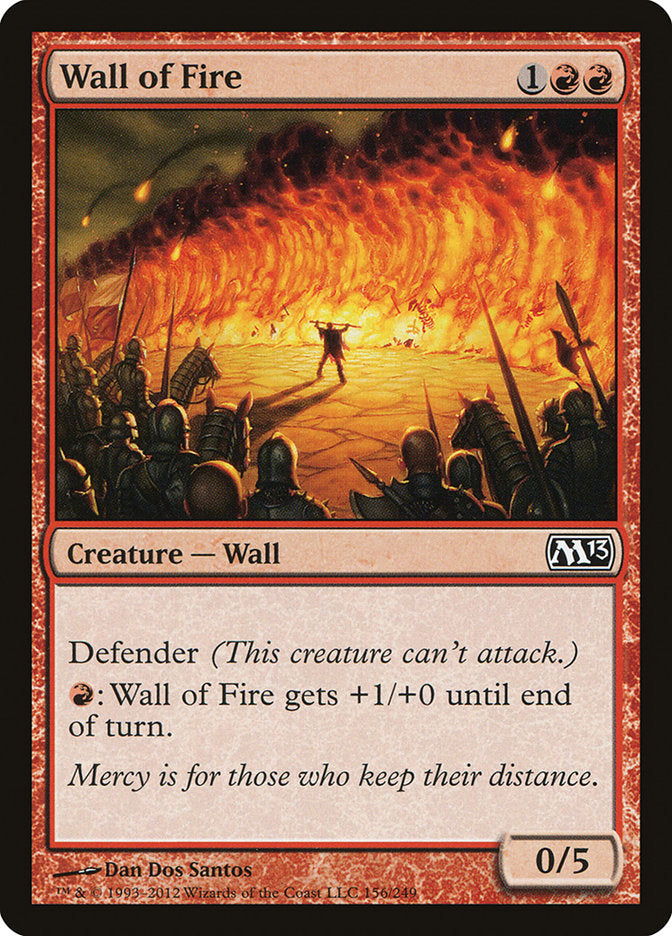 Wall of Fire [Magic 2013] | Boutique FDB TCG