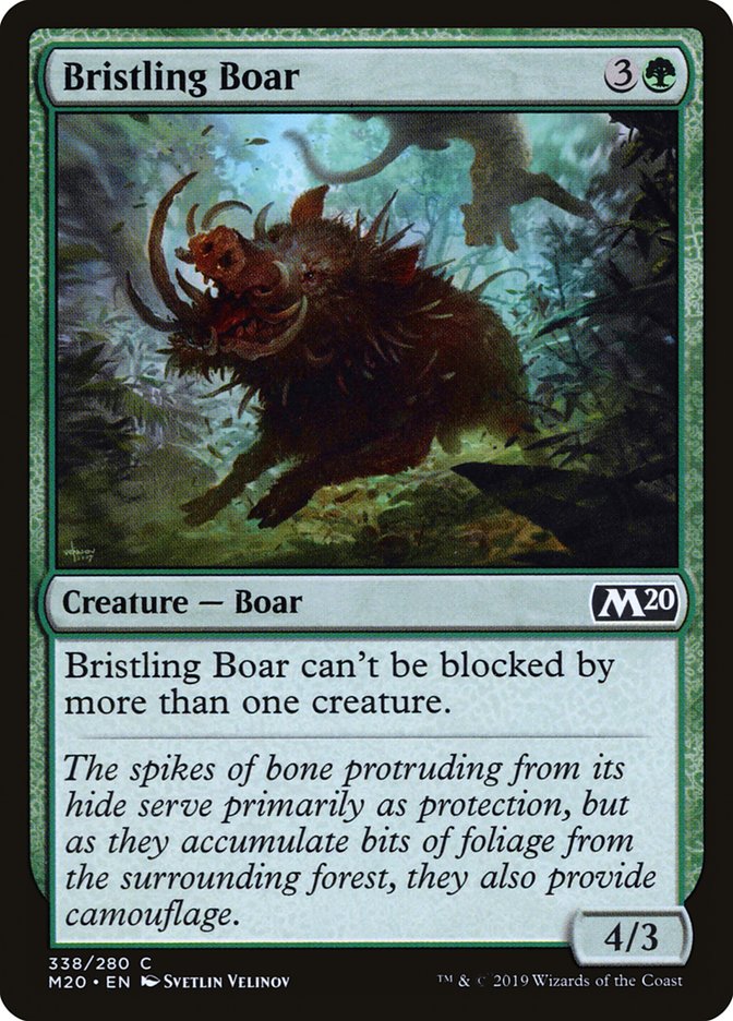 Bristling Boar [Core Set 2020] | Boutique FDB TCG