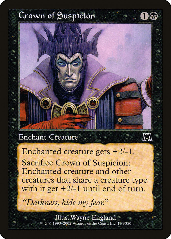 Crown of Suspicion [Onslaught] | Boutique FDB TCG