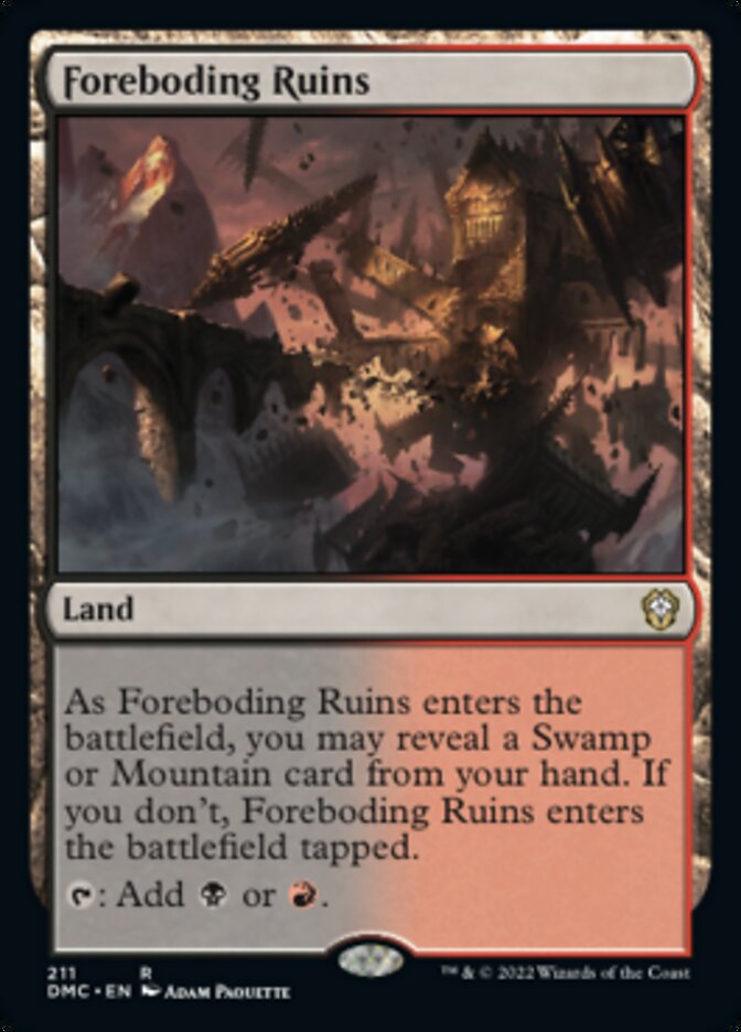 Foreboding Ruins [Dominaria United Commander] | Boutique FDB TCG