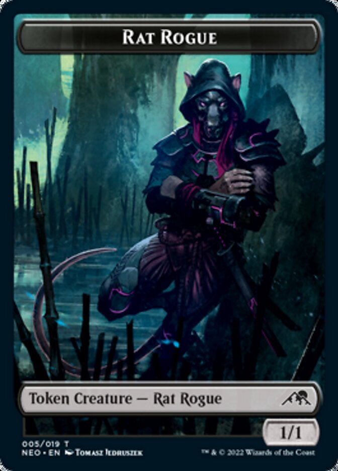 Rat Rogue Token [Kamigawa: Neon Dynasty Tokens] | Boutique FDB TCG