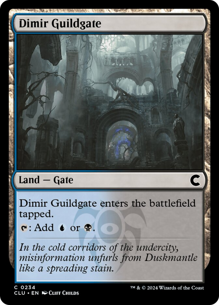 Dimir Guildgate [Ravnica: Clue Edition] | Boutique FDB TCG