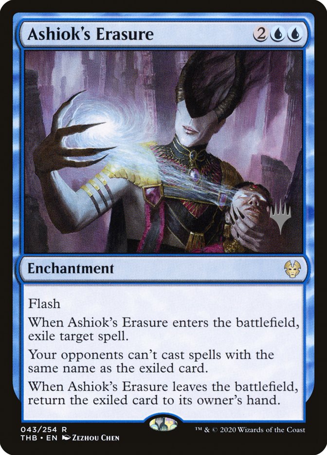 Ashiok's Erasure (Promo Pack) [Theros Beyond Death Promos] | Boutique FDB TCG