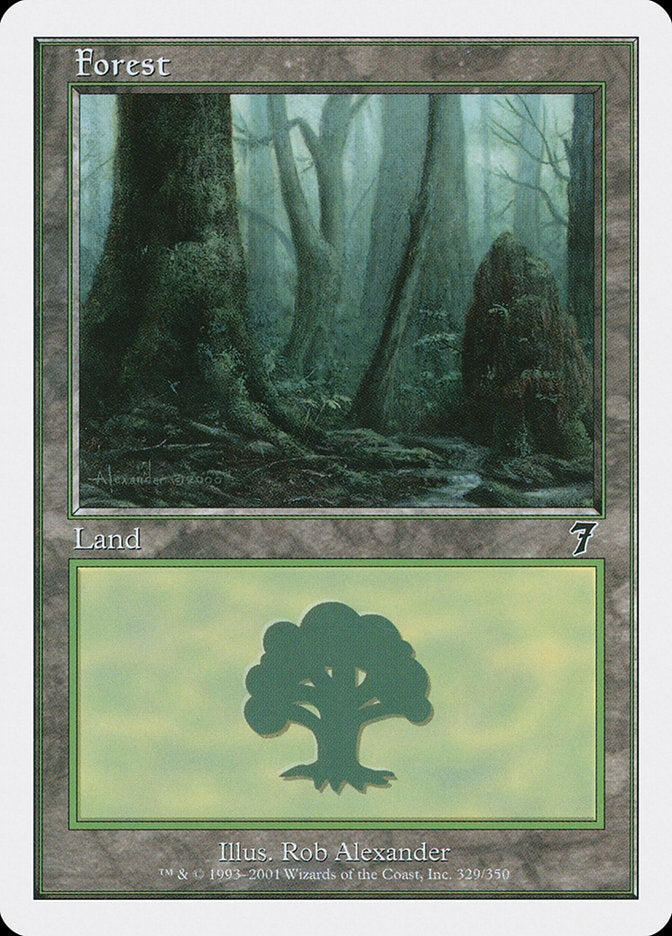 Forest (329) [Seventh Edition] | Boutique FDB TCG