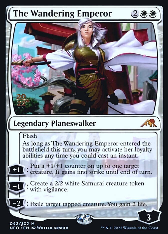 The Wandering Emperor [Kamigawa: Neon Dynasty Prerelease Promos] | Boutique FDB TCG