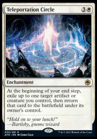 Teleportation Circle (Promo Pack) [Dungeons & Dragons: Adventures in the Forgotten Realms Promos] | Boutique FDB TCG