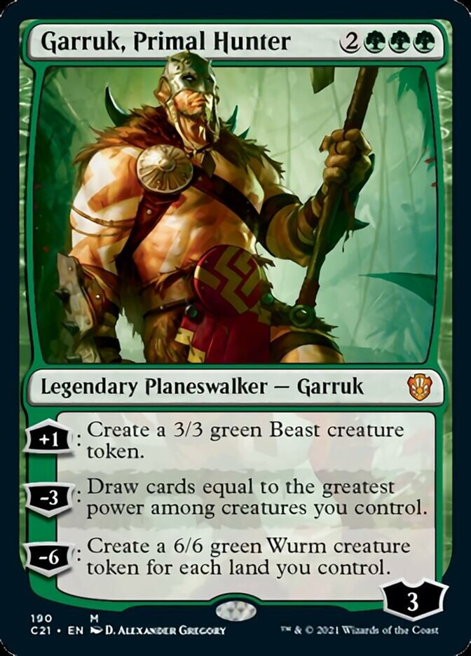 Garruk, Primal Hunter [Commander 2021] | Boutique FDB TCG