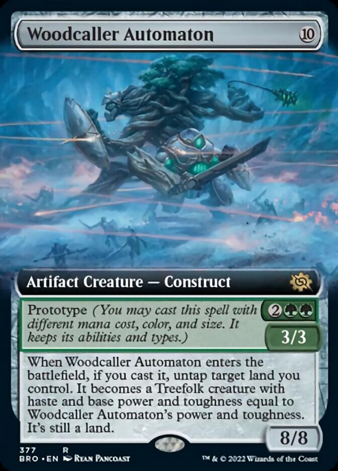 Woodcaller Automaton (Extended Art) [The Brothers' War] | Boutique FDB TCG