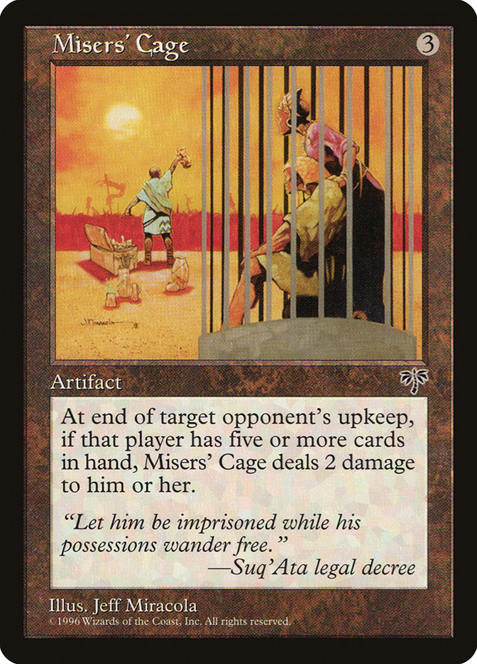 Misers' Cage [Mirage] | Boutique FDB TCG