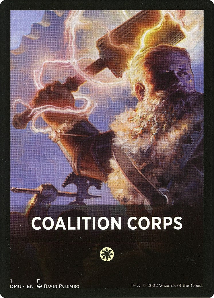 Coalition Corps Theme Card [Dominaria United Tokens] | Boutique FDB TCG