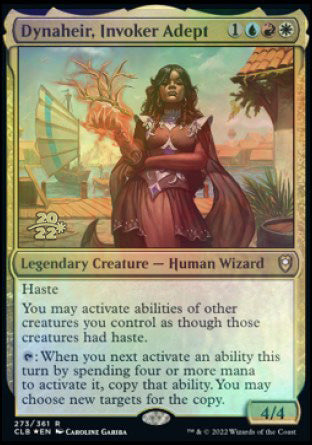 Dynaheir, Invoker Adept [Commander Legends: Battle for Baldur's Gate Prerelease Promos] | Boutique FDB TCG