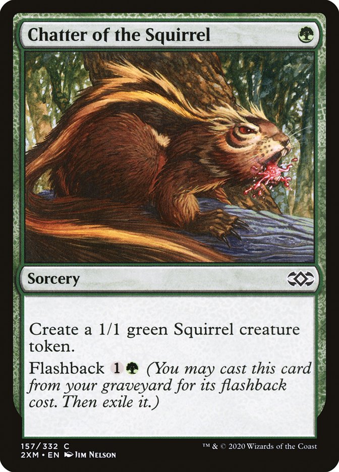 Chatter of the Squirrel [Double Masters] | Boutique FDB TCG