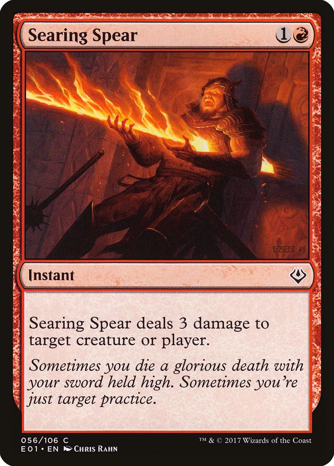 Searing Spear [Archenemy: Nicol Bolas] | Boutique FDB TCG