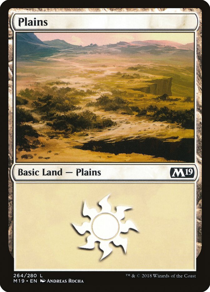 Plains (264) [Core Set 2019] | Boutique FDB TCG