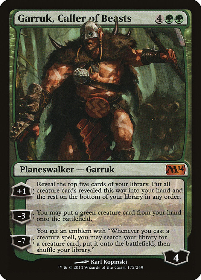 Garruk, Caller of Beasts [Magic 2014] | Boutique FDB TCG