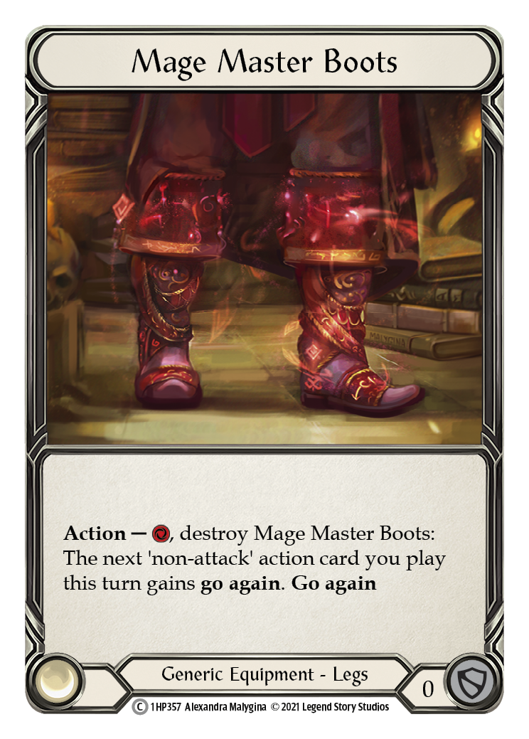 Mage Master Boots [1HP357] (History Pack 1) | Boutique FDB TCG