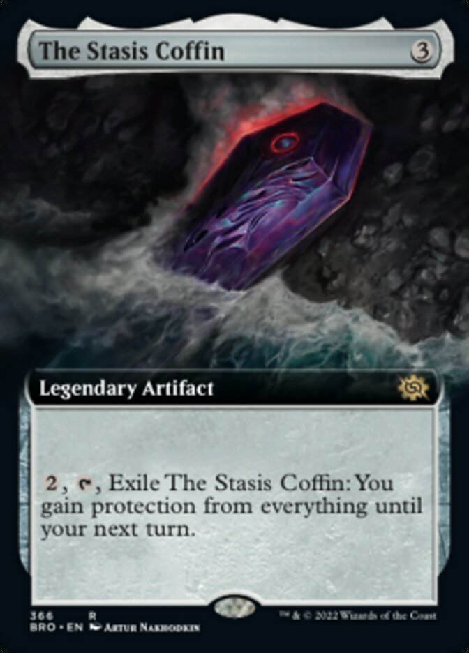 The Stasis Coffin (Extended Art) [The Brothers' War] | Boutique FDB TCG