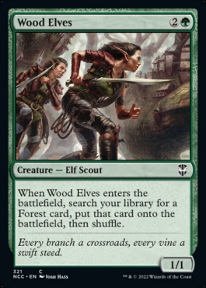 Wood Elves [Streets of New Capenna Commander] | Boutique FDB TCG