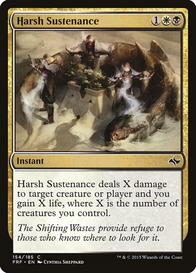 Harsh Sustenance [Fate Reforged] | Boutique FDB TCG