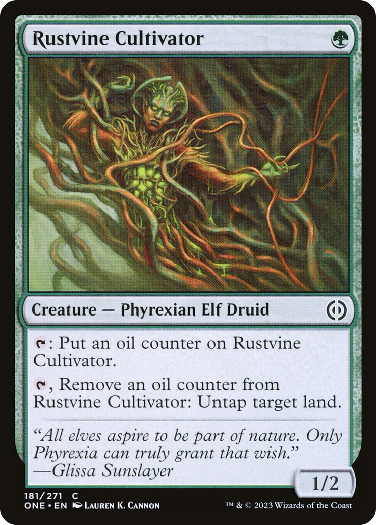 Rustvine Cultivator [Phyrexia: All Will Be One] | Boutique FDB TCG