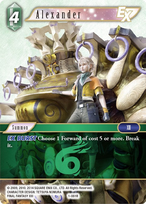 Alexander EX [Opus I] | Boutique FDB TCG