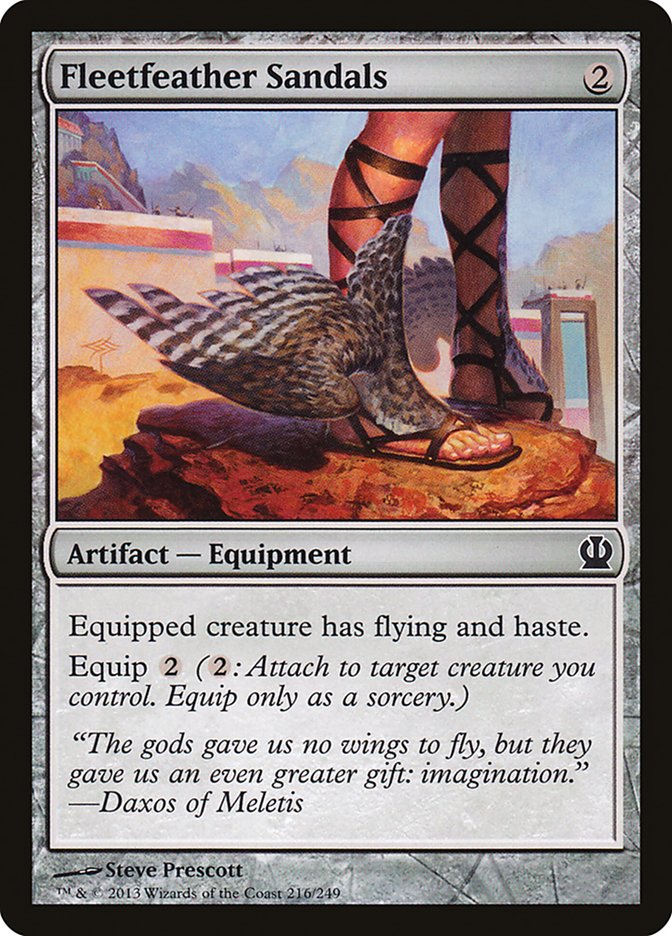 Fleetfeather Sandals [Theros] | Boutique FDB TCG