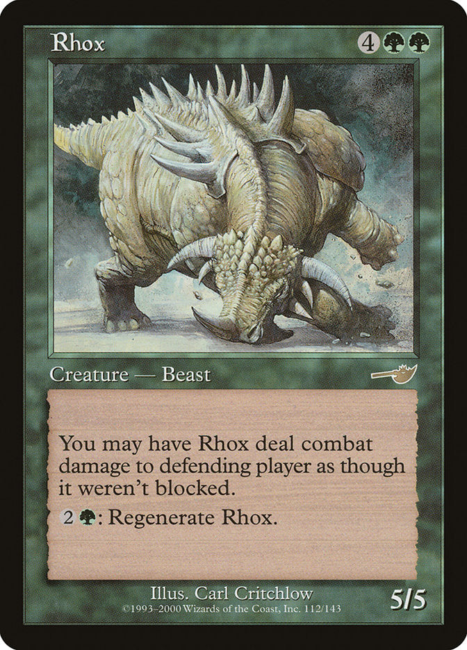 Rhox [Nemesis] | Boutique FDB TCG