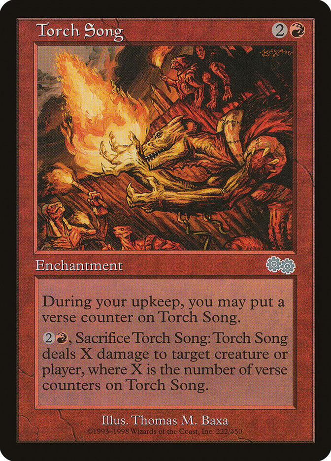 Torch Song [Urza's Saga] | Boutique FDB TCG